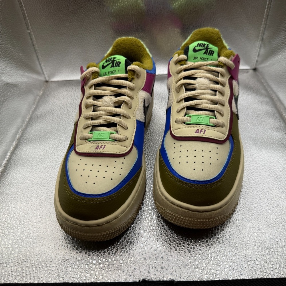 Size 7.5 Nike Air Force 1 Shadow SE Cactus Flower Womens Sneakers CT1985-500 - Picture 2 of 9